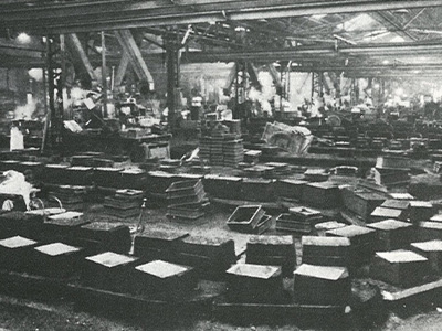 日本初の鋳造プラント