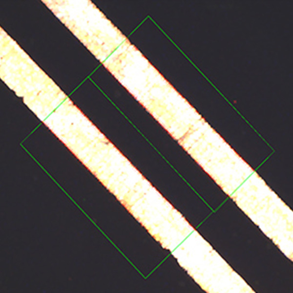 画像測定技術 基板配線形成工程の寸法測定