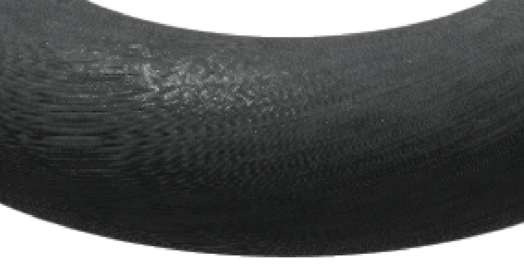 パッキンのバリ取り パーティングライなし