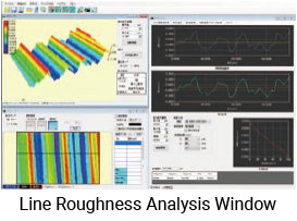 Line Roughness Analysis Window