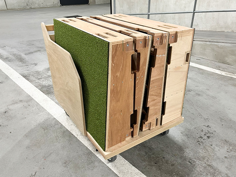 可搬式ピッチャーマウンド